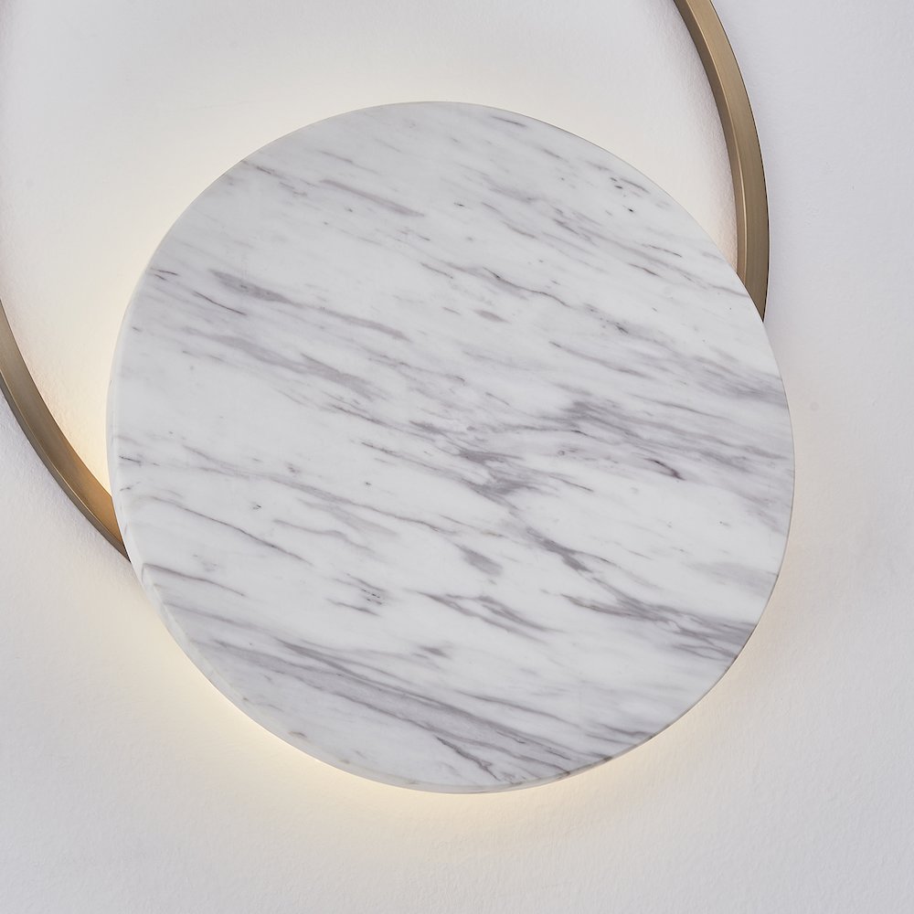 Spilla 18-in (5-watt) LED Brushed Champagne Gold ADA Wall Sconce