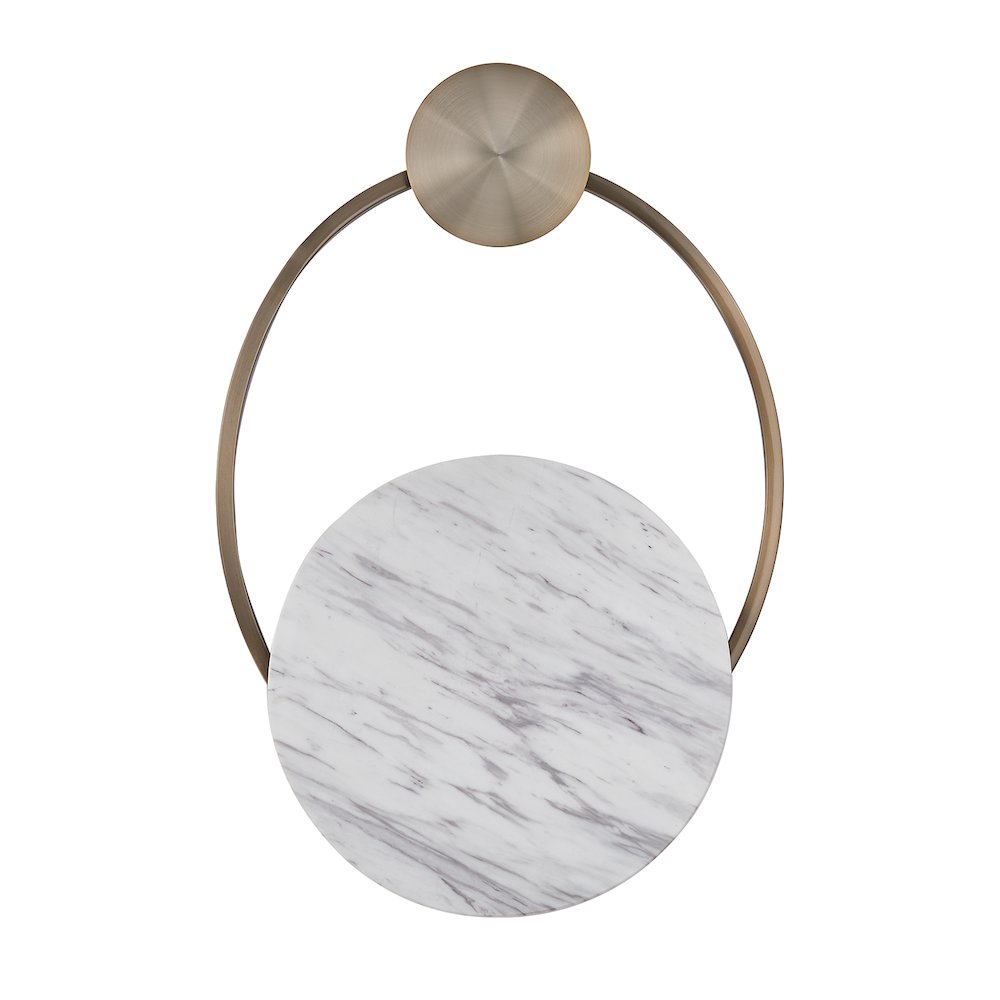 Spilla 18-in (5-watt) LED Brushed Champagne Gold ADA Wall Sconce