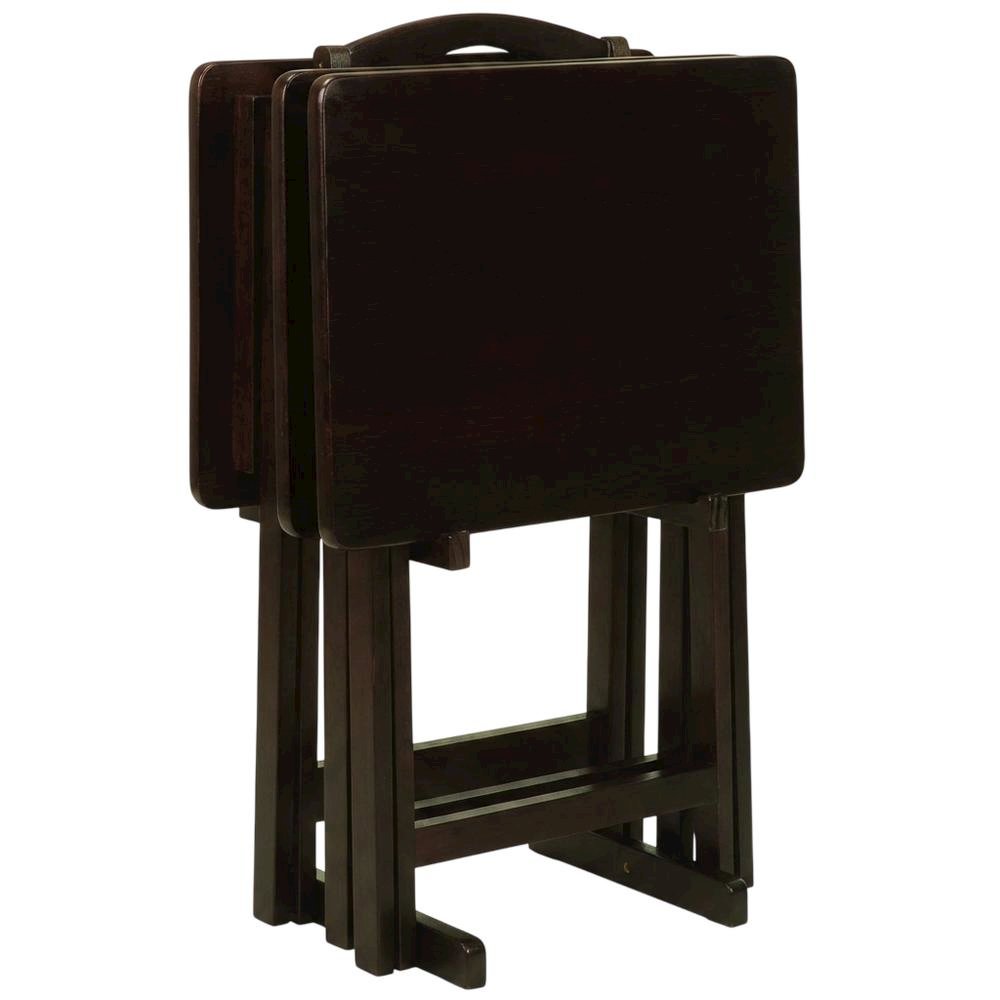 Espresso, Tray Table, Removable Tray Top, Quality Build