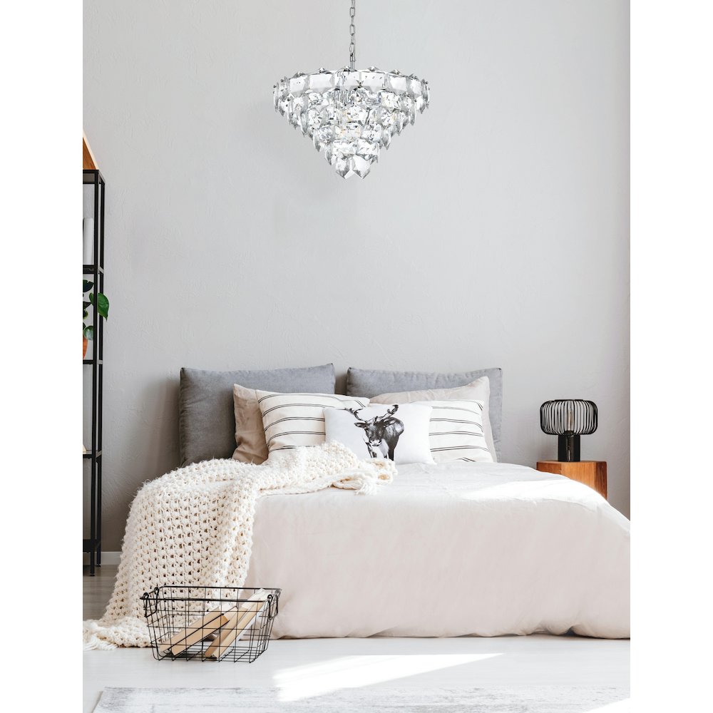 Adaline 24 Inch Chandelier In Chrome