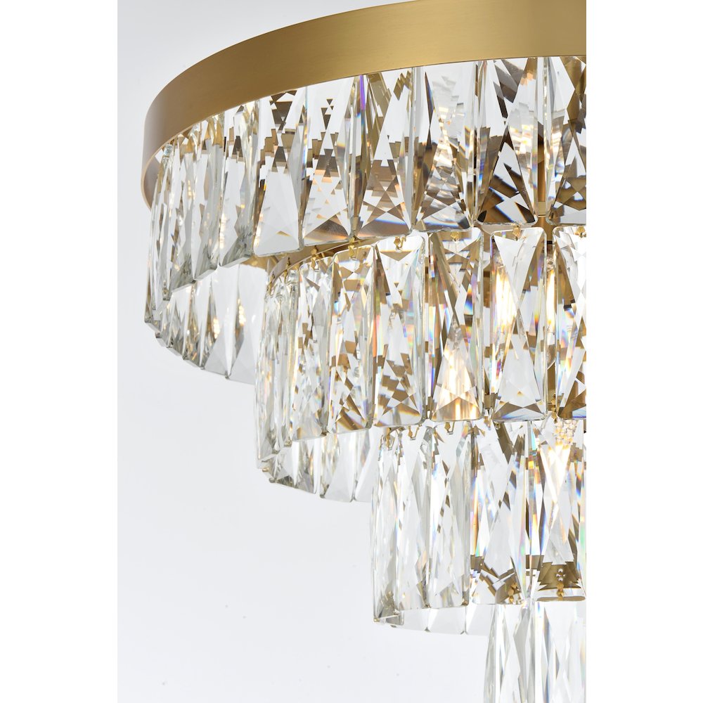 Josephine 20 Inch Round Chandelier In Satin Gold