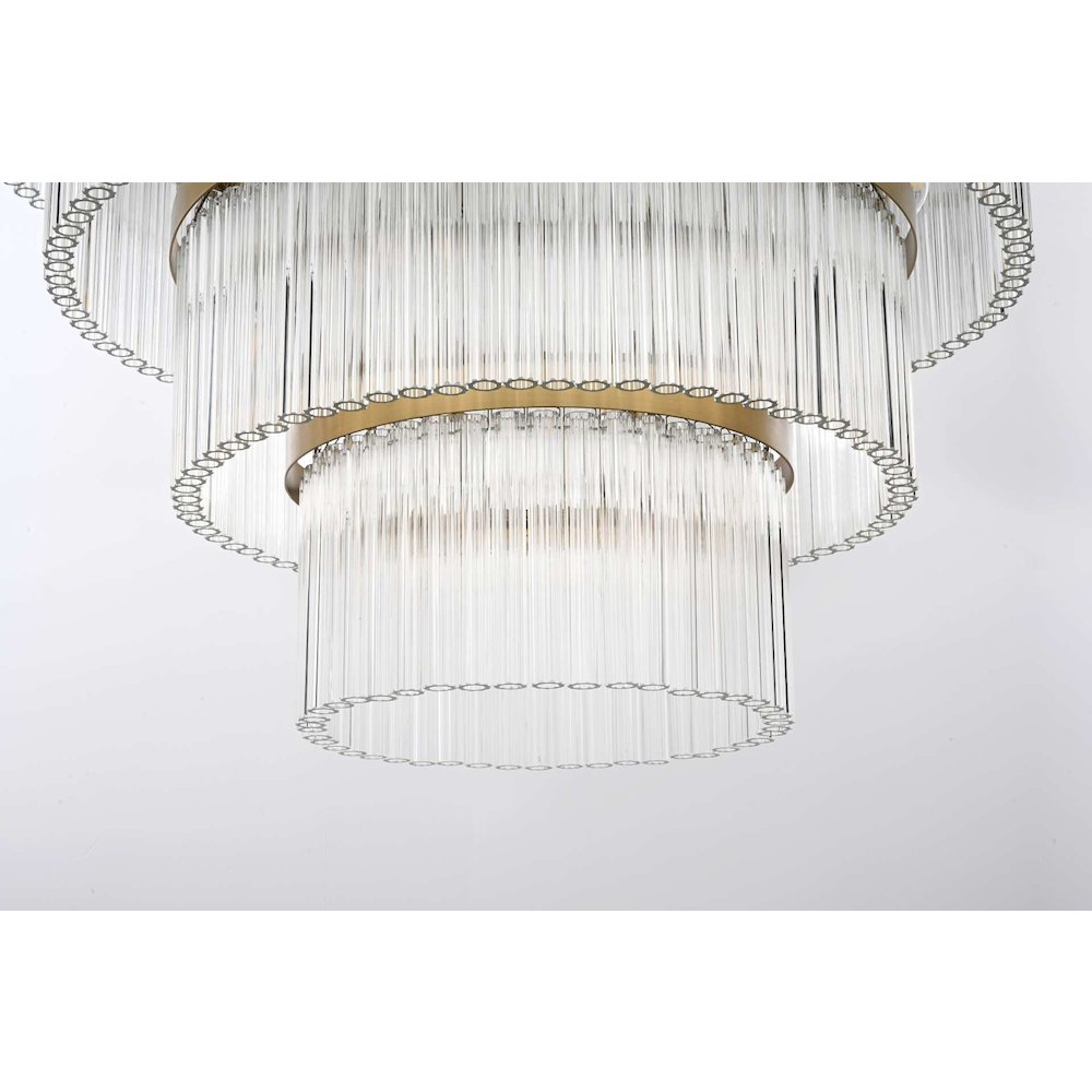 Harlow 48 inch Chandelier in Satin Gold