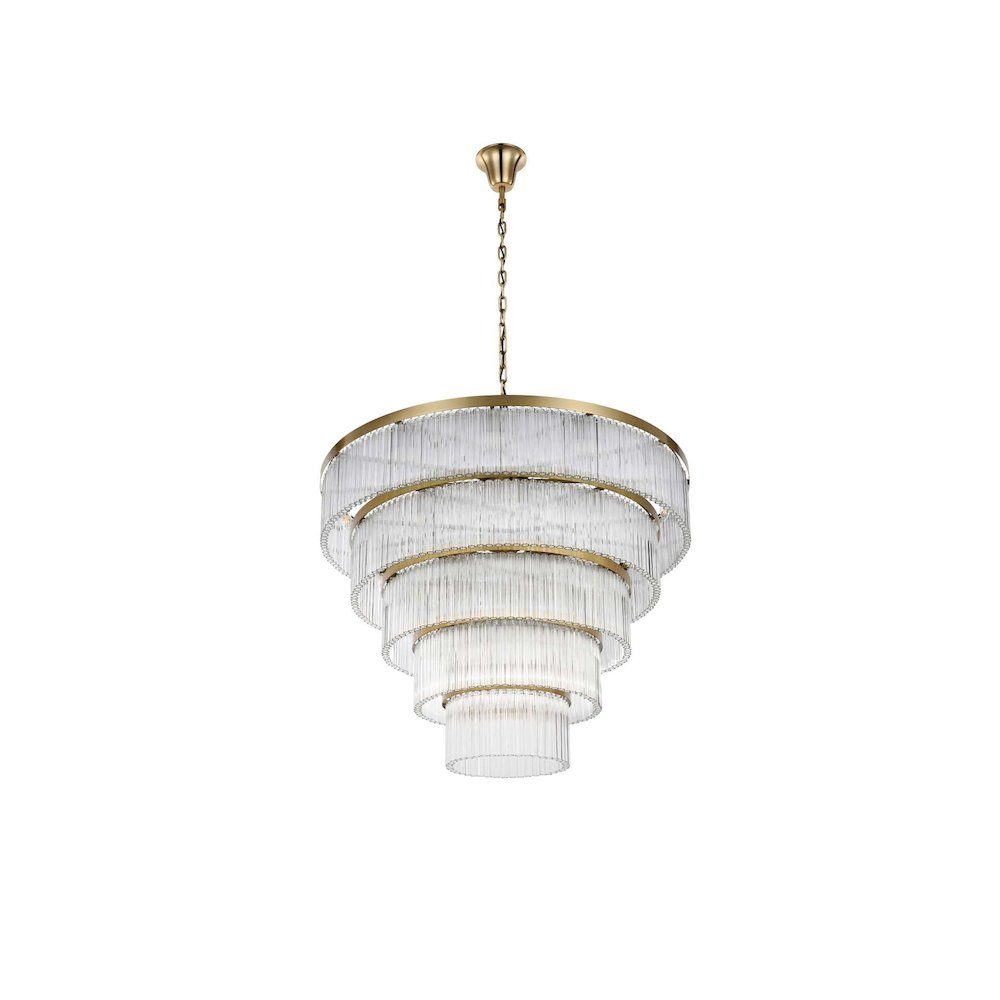 Harlow 48 inch Chandelier in Satin Gold