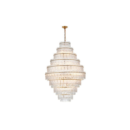 Emilia 36 inch Chandelier in Satin Gold
