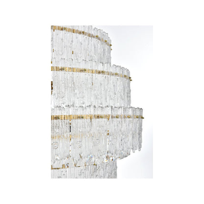 Emilia 36 inch Chandelier in Satin Gold