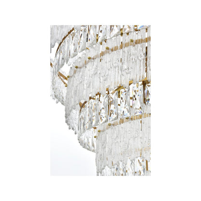 Emilia 36 inch Chandelier in Satin Gold