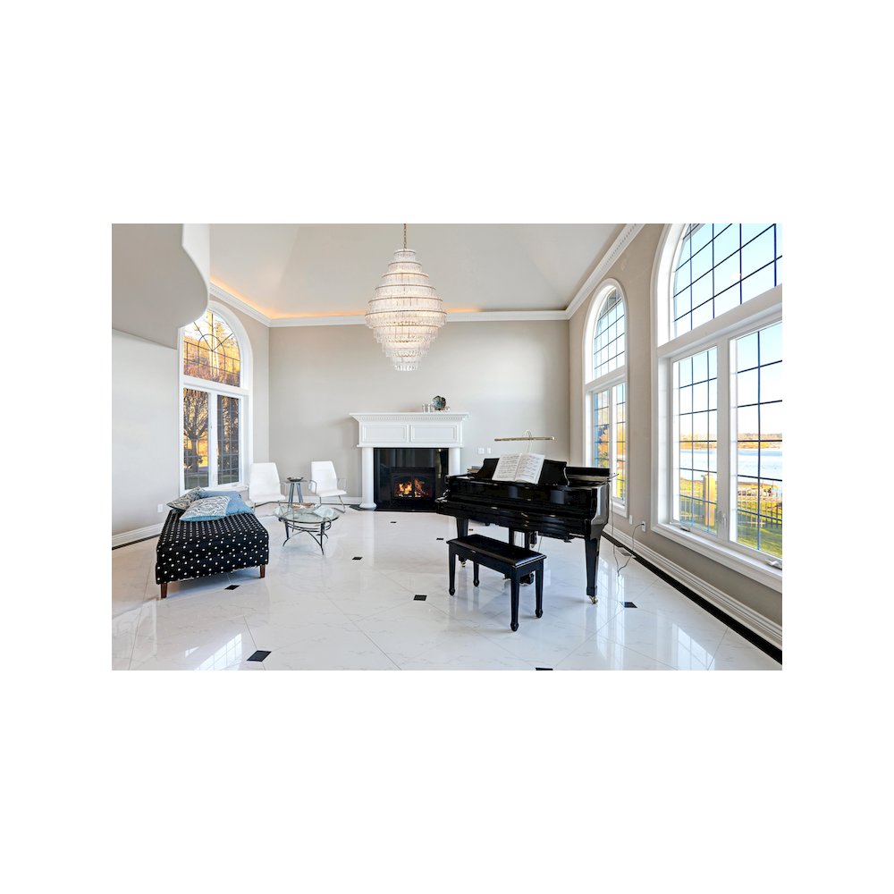 Emilia 36 inch Chandelier in Satin Gold