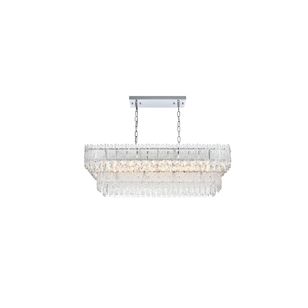 Emilia 37 inch Chandelier in Chrome
