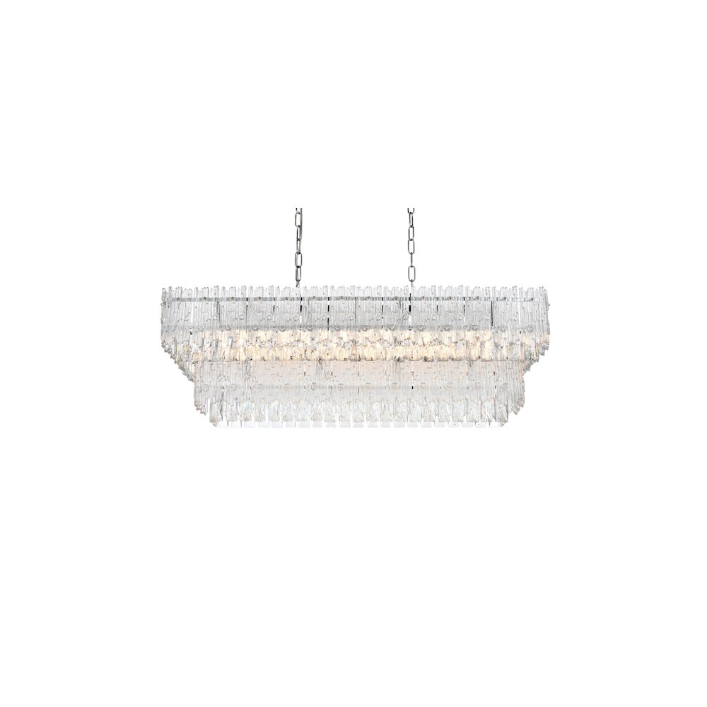 Emilia 37 inch Chandelier in Chrome