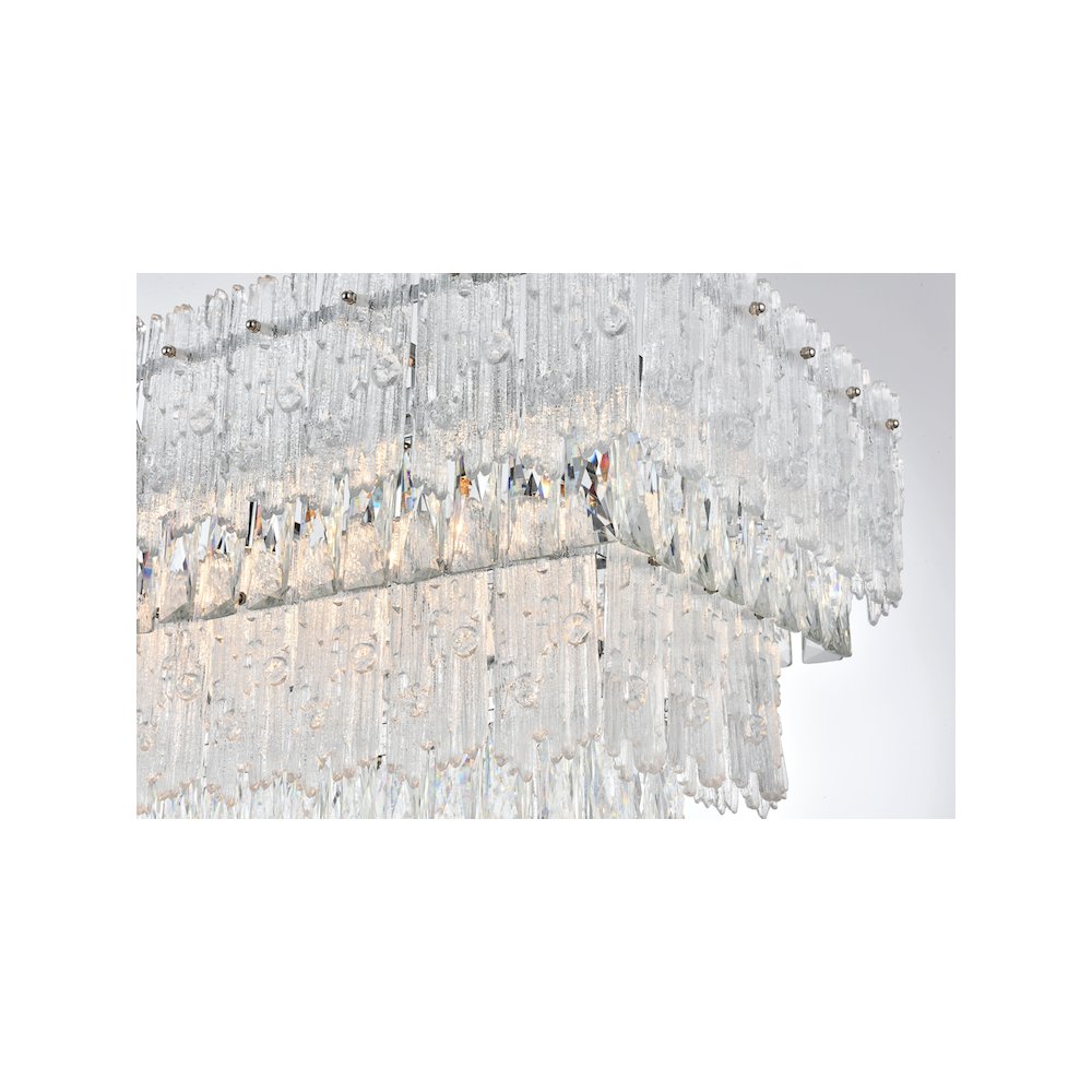 Emilia 37 inch Chandelier in Chrome