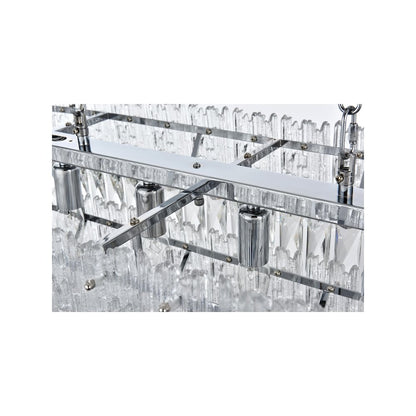 Emilia 37 inch Chandelier in Chrome