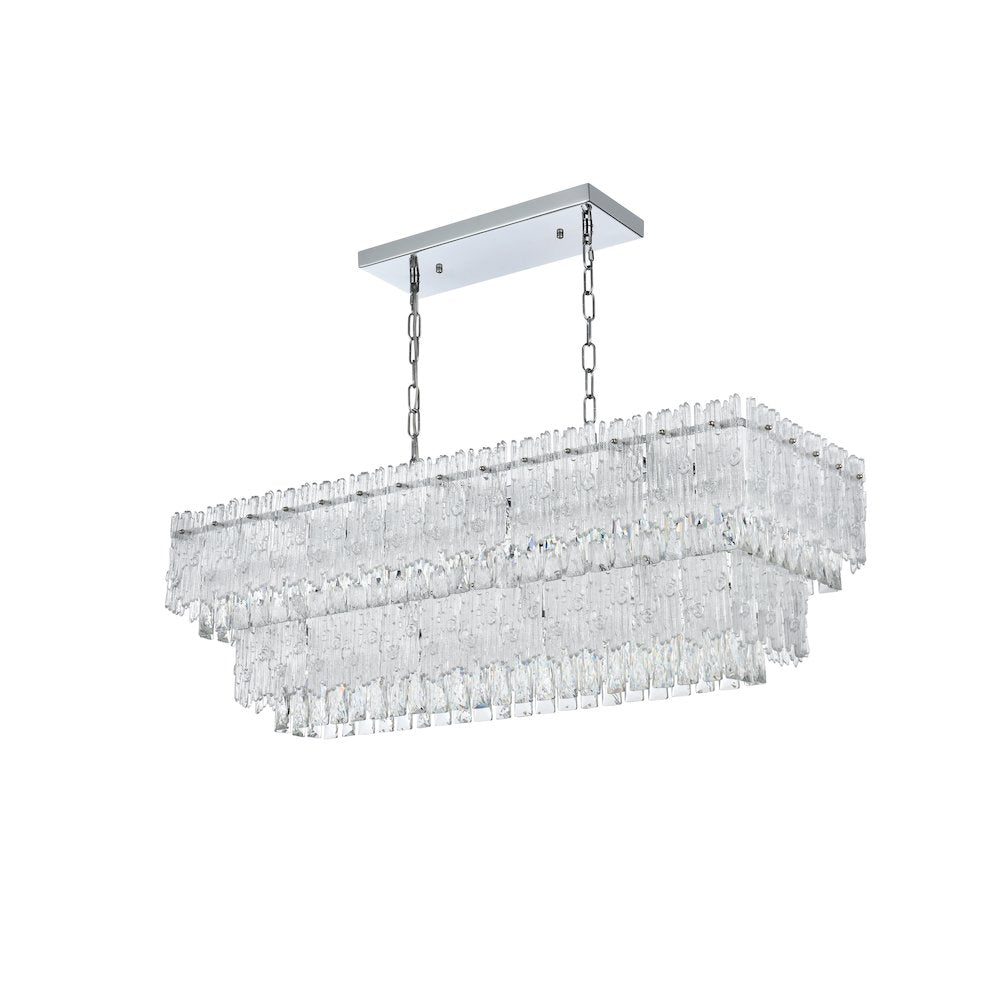 Emilia 37 inch Chandelier in Chrome