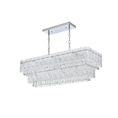 Emilia 37 inch Chandelier in Chrome