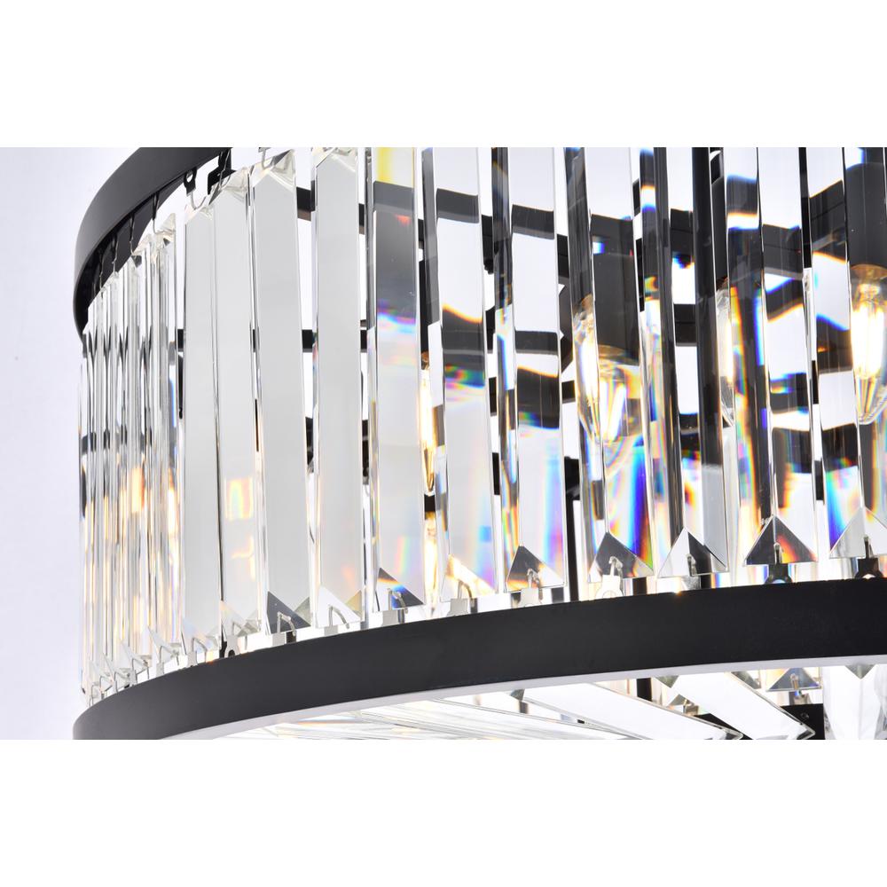 Chelsea 10 light Matte Black Chandelier Clear Royal Cut Crystal