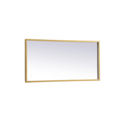 Pier 18x36 inch LED mirror with adjustable color temperature