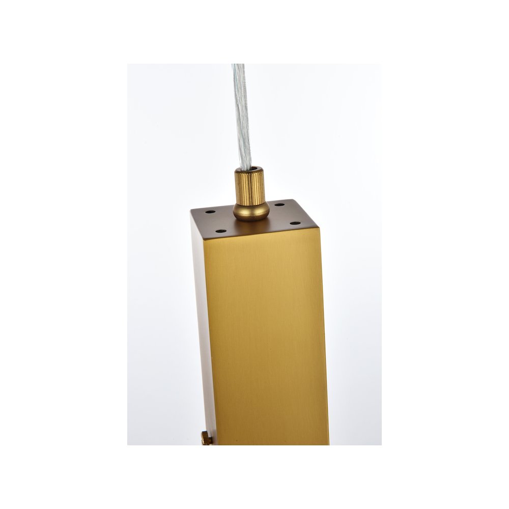 Aurora 32 inch Pendant in Satin Gold