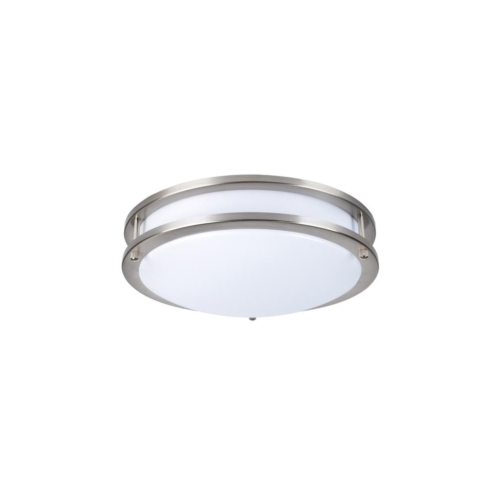 Led Double Ring Ceiling Flush, 5000K, 120 Degree