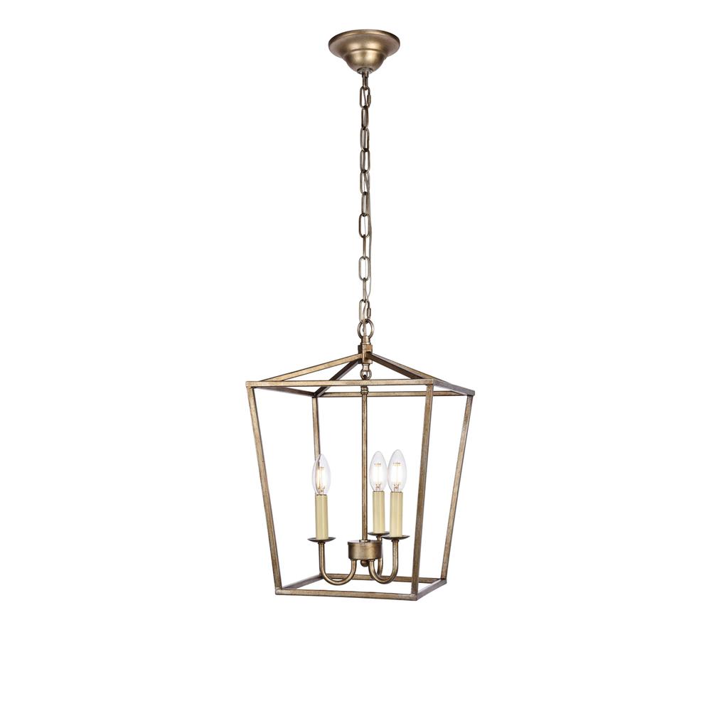 Maddox Collection Pendant D12.5 H18.25 Lt:3 Vintage Silver Finish
