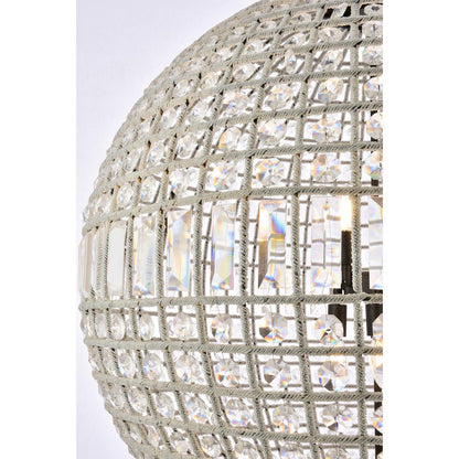 Olivia 8 light Dark Bronze Chandelier Clear Royal Cut Crystal
