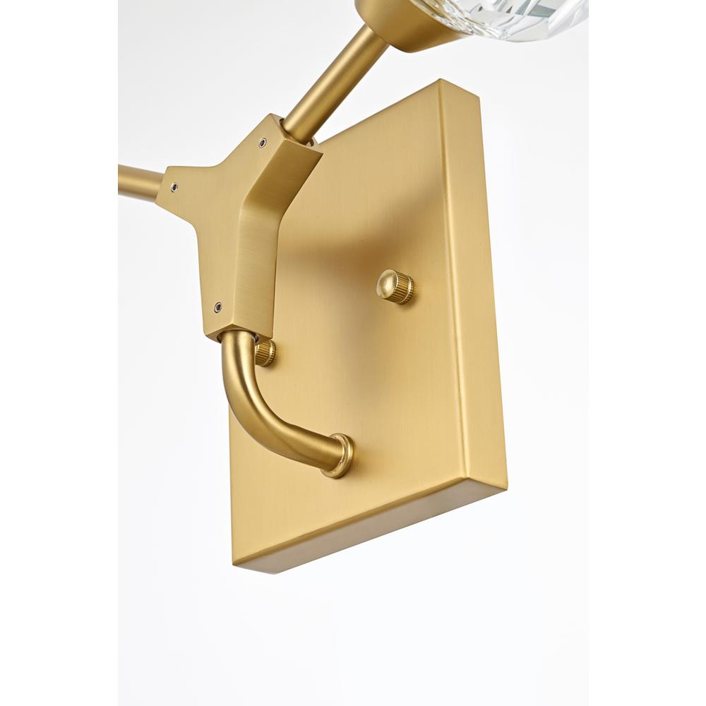 Zayne 2 Light Wall Sconce in Gold
