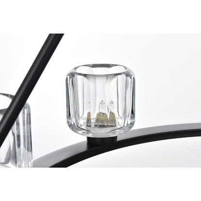 Cadence 32 Inch Chandelier In Black
