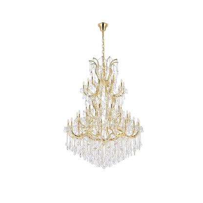 Maria Theresa 61 light Gold Chandelier Clear Royal Cut Crystal