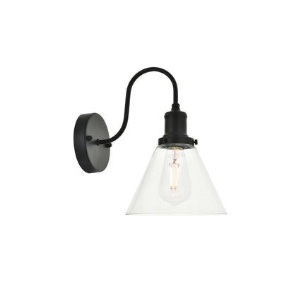 Histoire 1 light black Wall Sconce