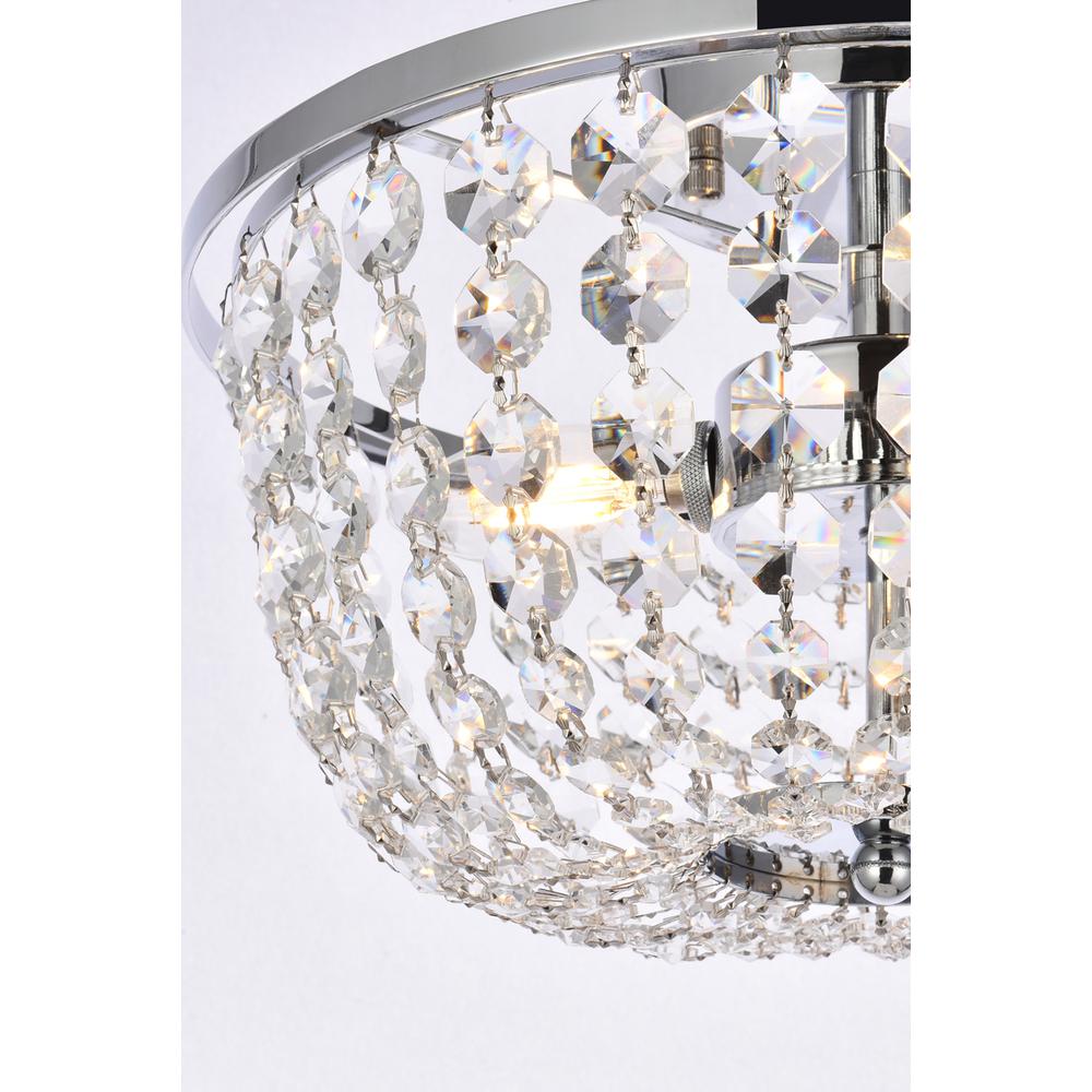 Cora 13 inch flush mount in chrome