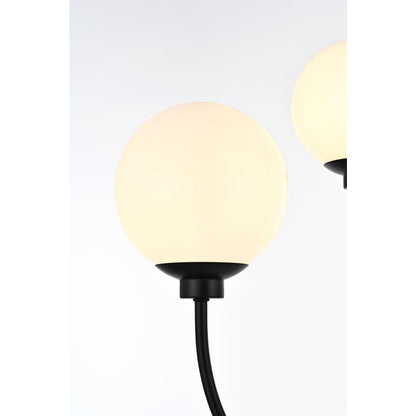 Nyomi 42 inch chandelier in Black