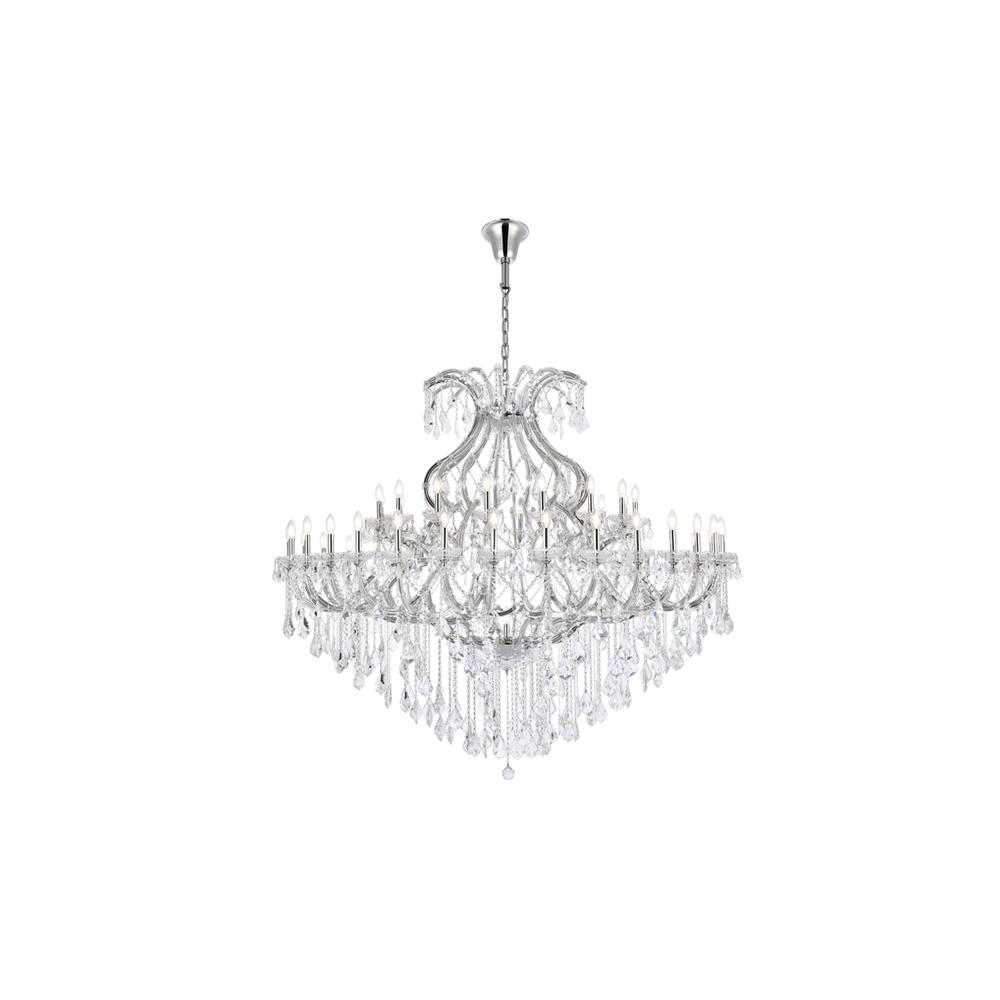 Maria Theresa 49 light Chrome Chandelier Clear Royal Cut Crystal