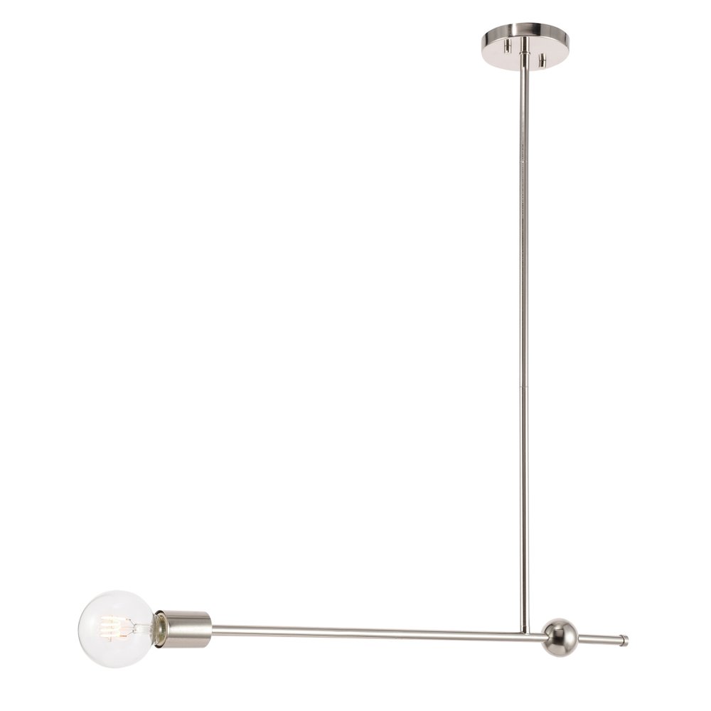 Brees 1 Light Chrome  Pendant