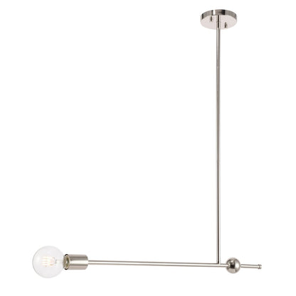 Brees 1 Light Chrome  Pendant