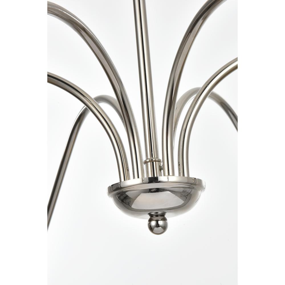Rohan 54 inch chandelier in Polished Nickel