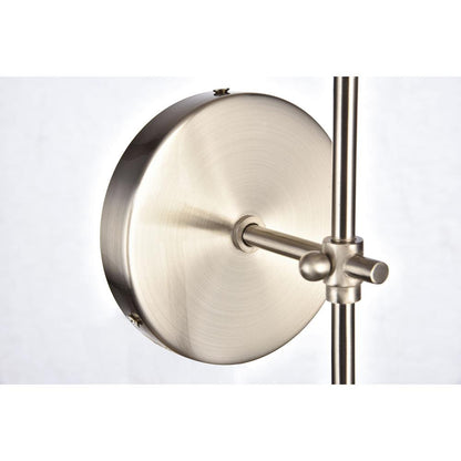 Mel Collection Wall Sconce D5.5 H15 Lt:1 Burnished Nickel Finish
