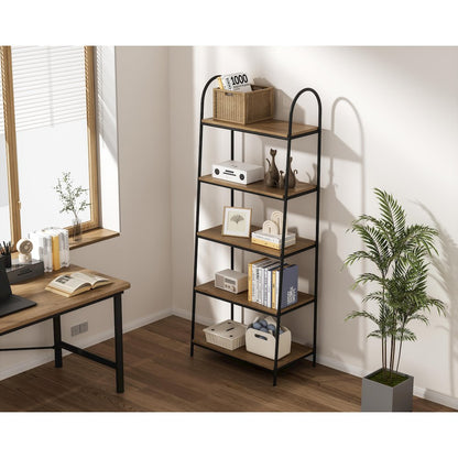 71 inch Shelving Unit in Natural Driftwood