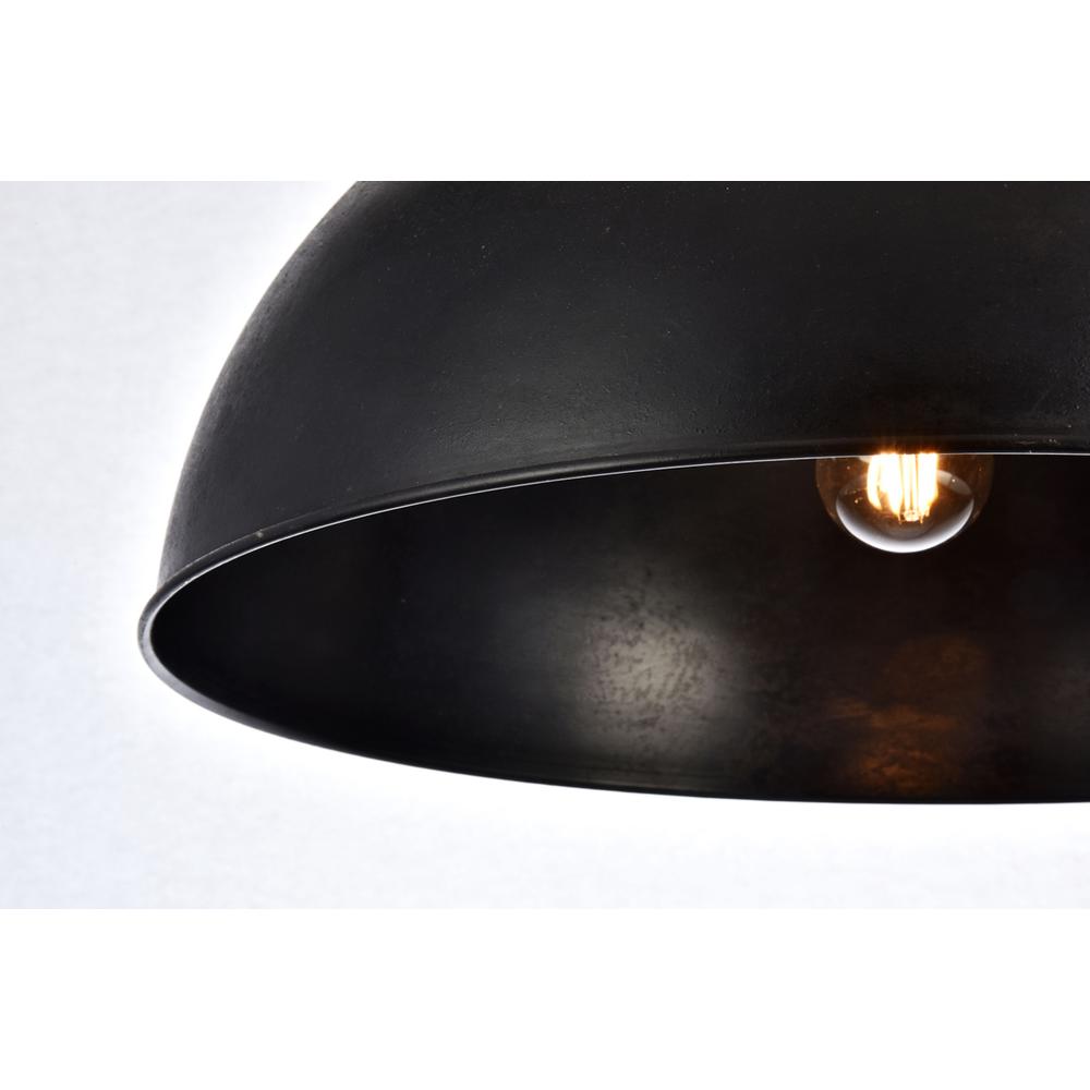 Merce Collection Pendant D20 H12.75 Lt:1 Vintage Black Finish