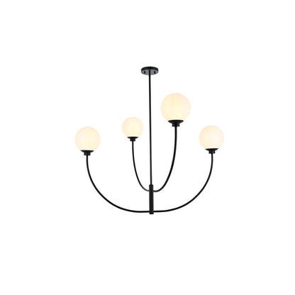 Nyomi 42 inch chandelier in Black