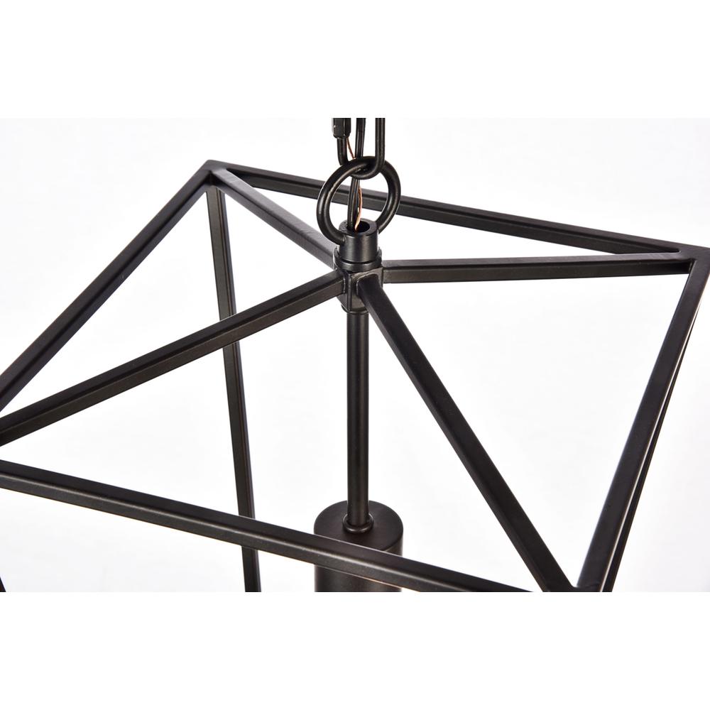 Maddox Collection Pendant D9.75 H14.5 Lt:1 Black Finish