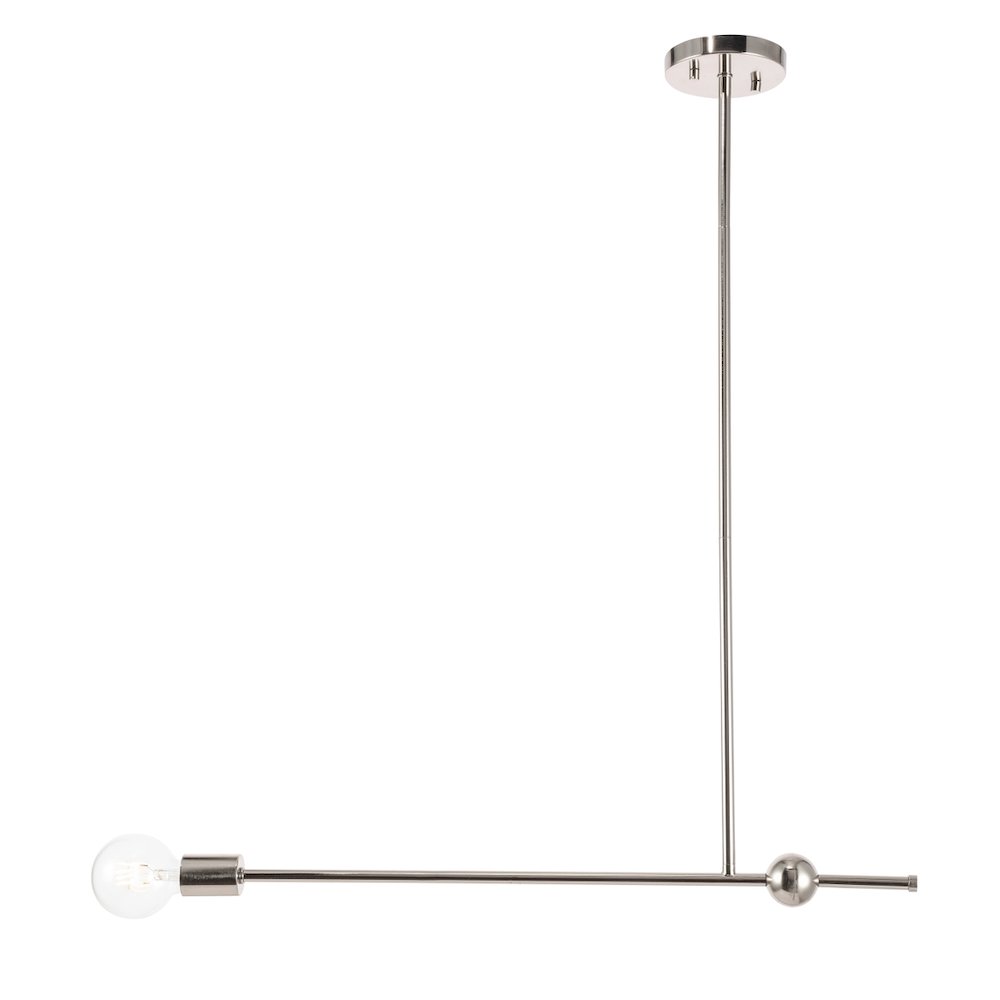 Brees 1 Light Chrome  Pendant