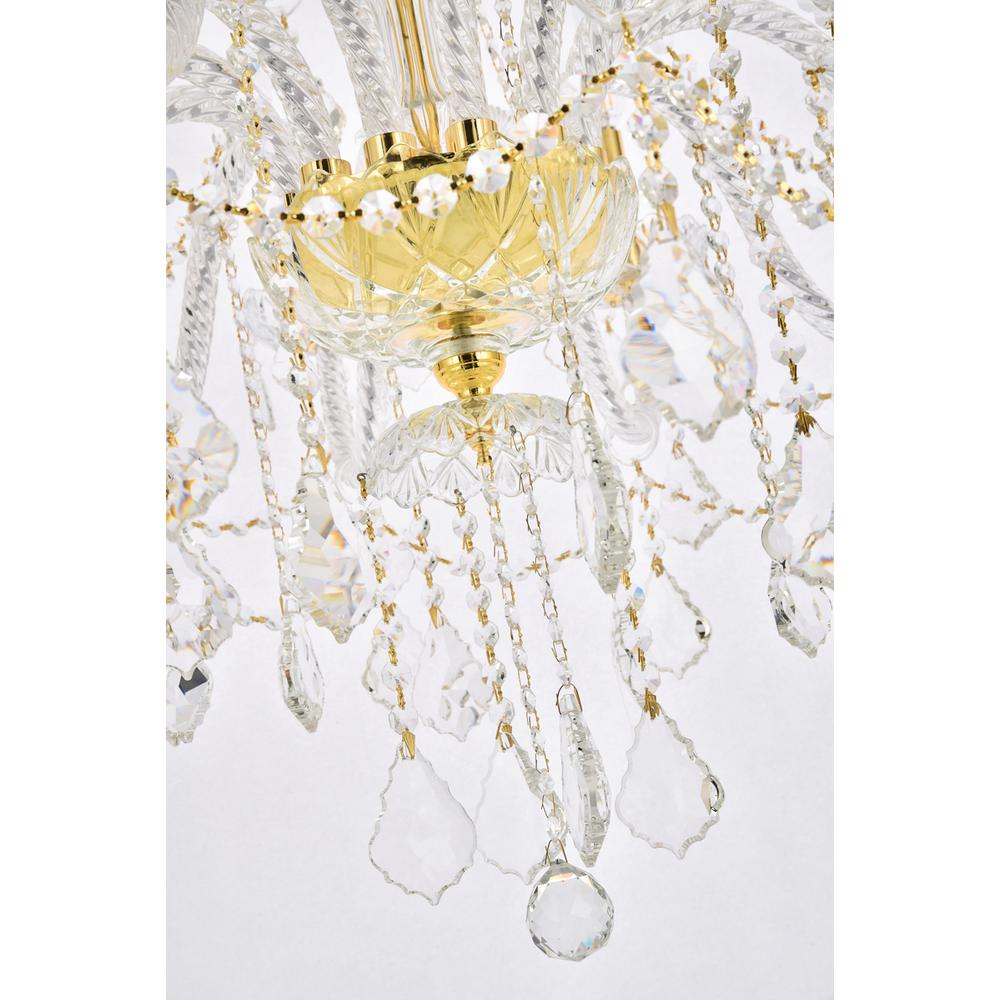 Giselle 21 light Gold Chandelier Clear Royal Cut Crystal