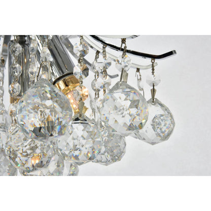 Toureg 3 light Chrome Pendant Clear Royal Cut Crystal