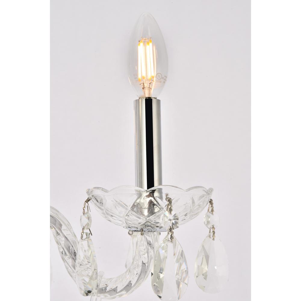 Princeton 4 light Chrome Pendant Clear Royal Cut Crystal