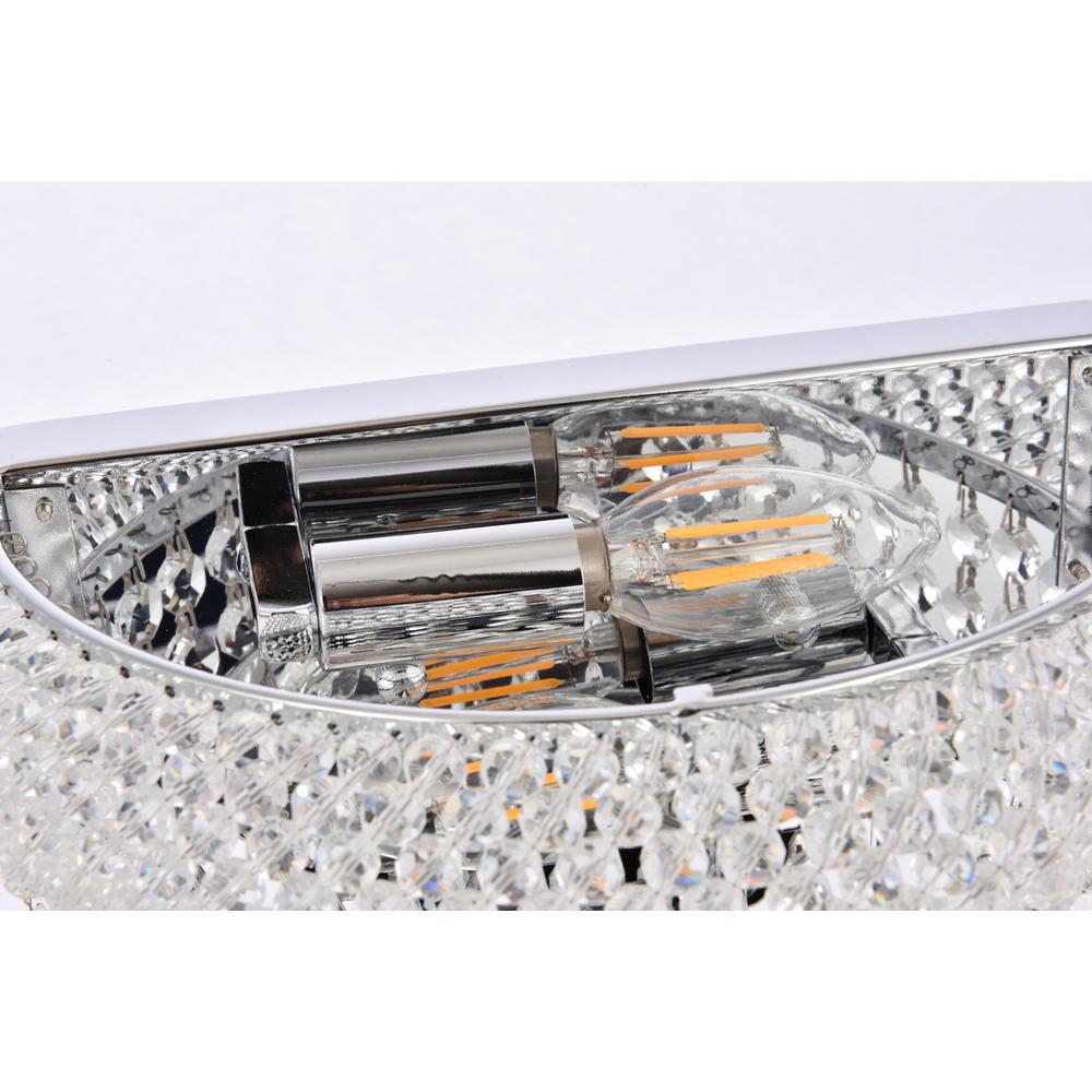 Primo 2 light Chrome Wall Sconce Clear Royal Cut Crystal