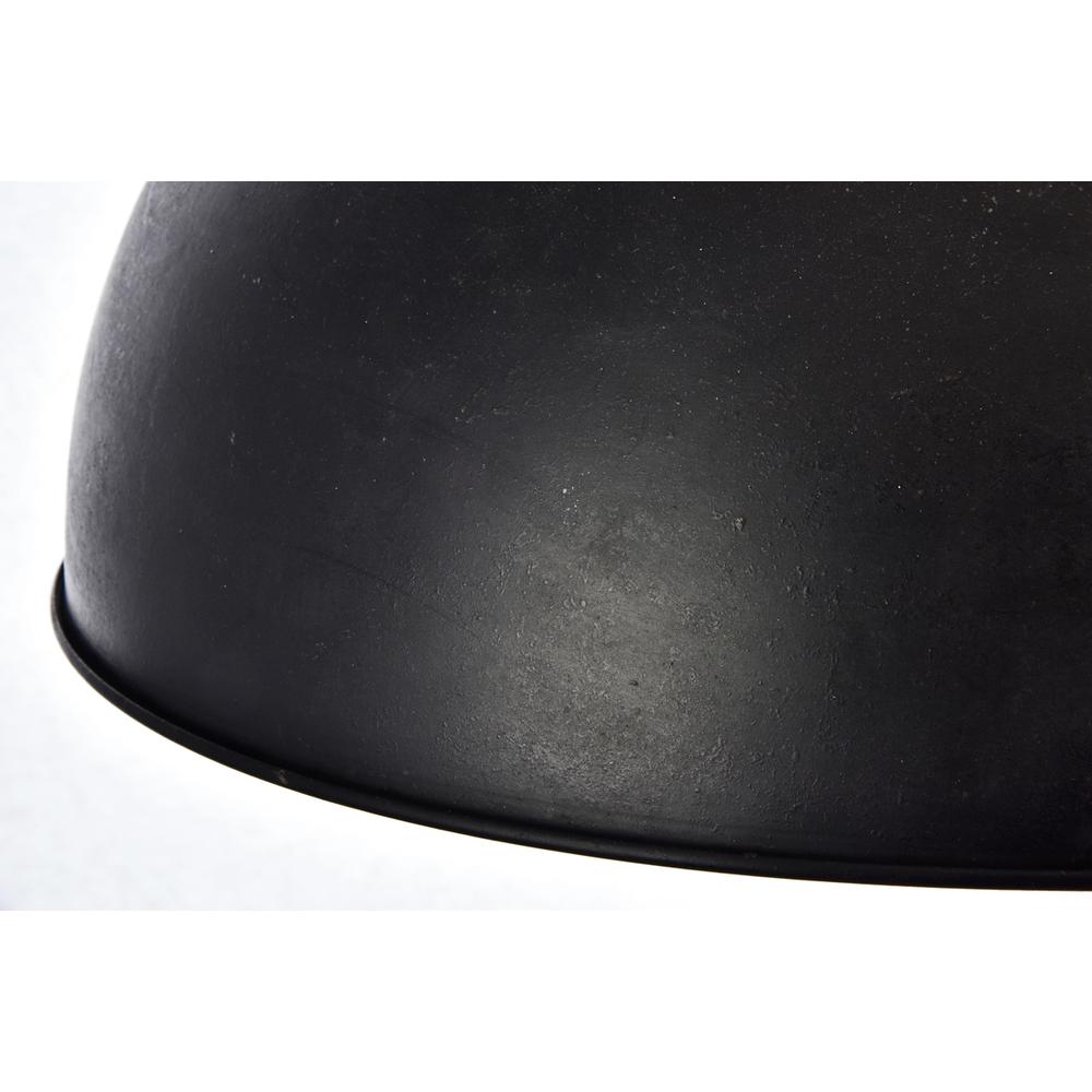 Merce Collection Pendant D20 H12.75 Lt:1 Vintage Black Finish