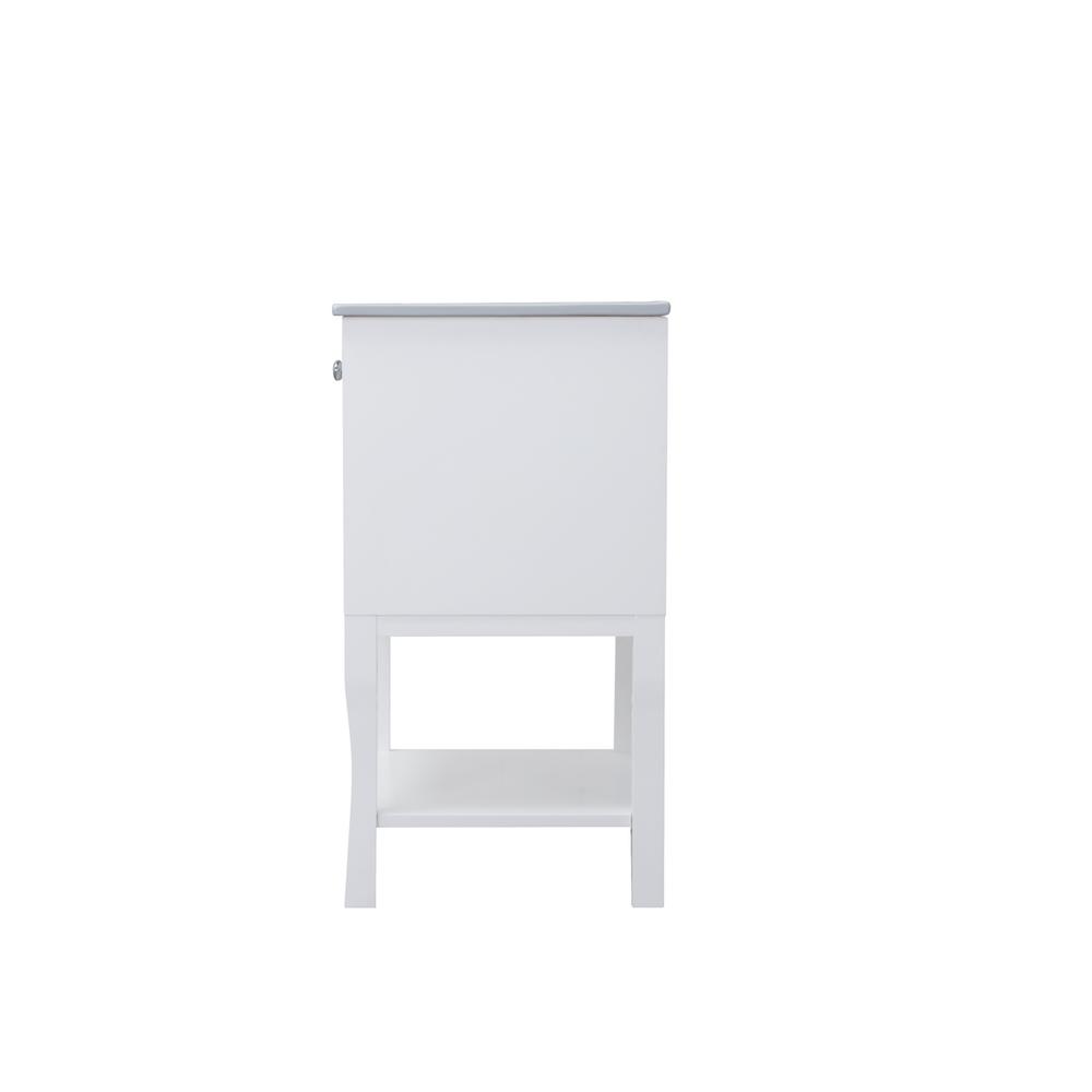 2 Doors Cabinet 24 In. X 18 In. X 34 In. In White