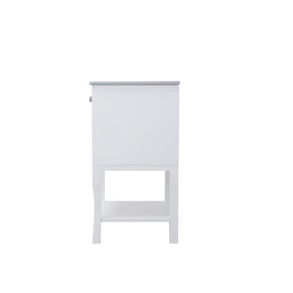 2 Doors Cabinet 24 In. X 18 In. X 34 In. In White