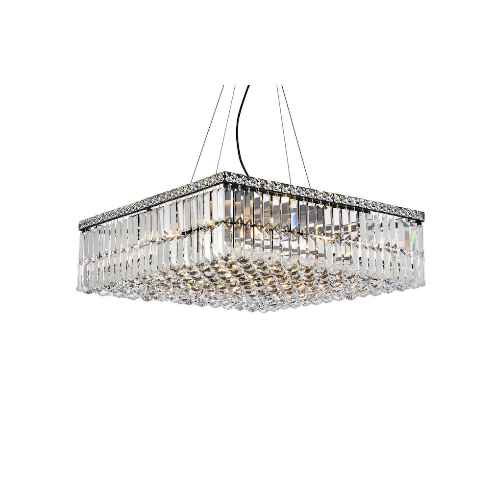 Maxime 24 Inch Black Chandelier