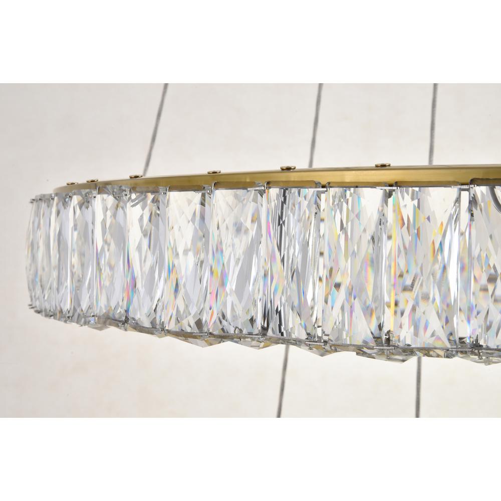 Monroe Integrated LED chip light Gold Chandelier Clear Royal Cut Crystal