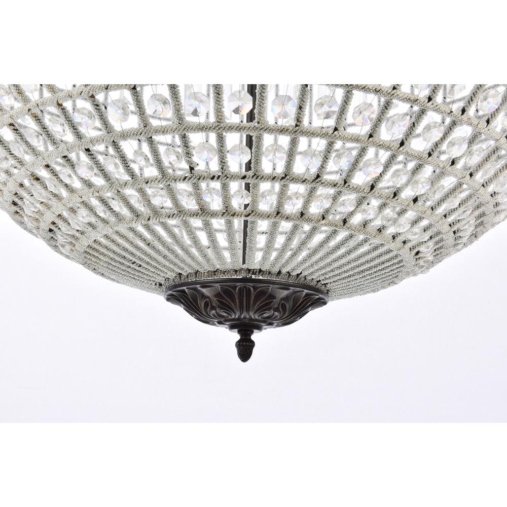 Olivia 8 light Dark Bronze Chandelier Clear Royal Cut Crystal