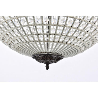 Olivia 8 light Dark Bronze Chandelier Clear Royal Cut Crystal